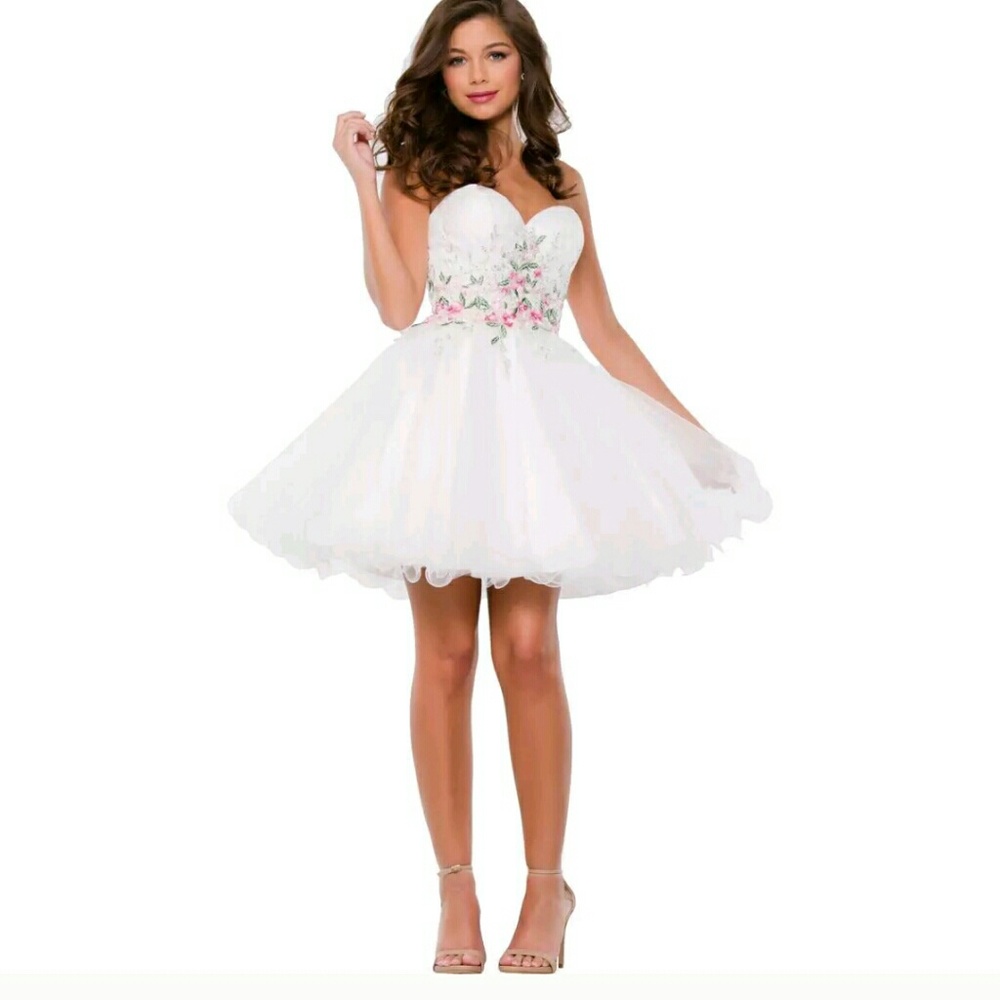 Jovani White Dress
